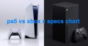 ps5 vs xbox x specs chart