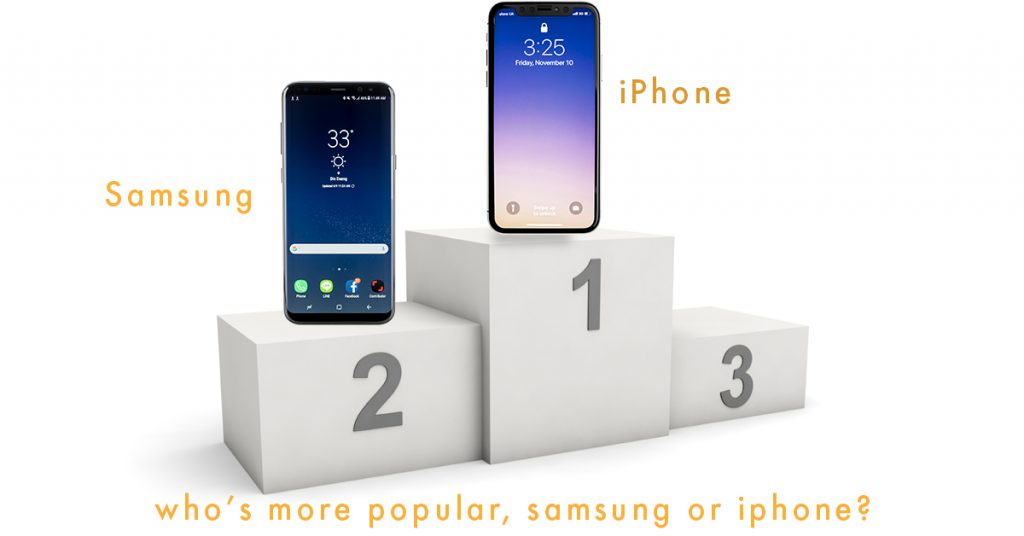 Who's more popular Samsung or iPhone