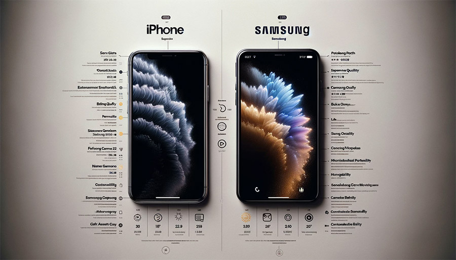The Phone battle of phones: iPhone vs Samsung