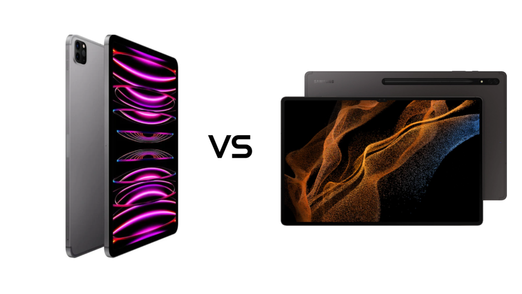 Apple iPad Pro 12.9” (2022) vs Samsung Galaxy Tab S8 Ultra
