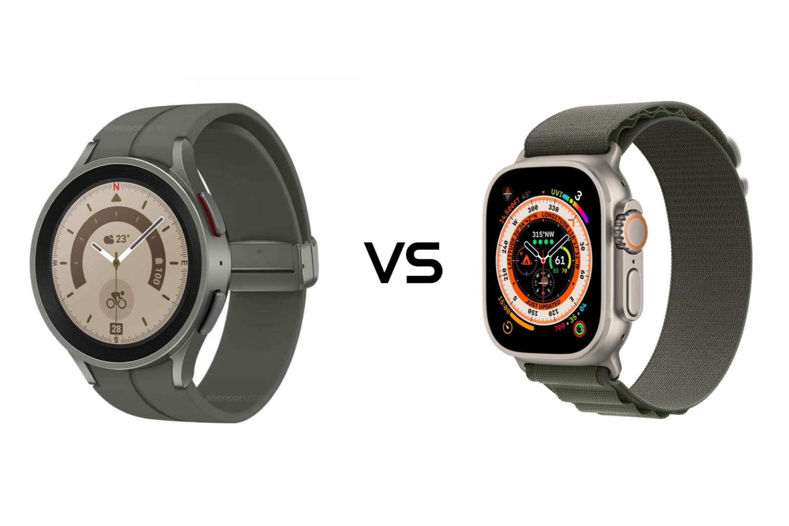 Samsung Galaxy Watch5 Pro vs Apple Watch Ultra