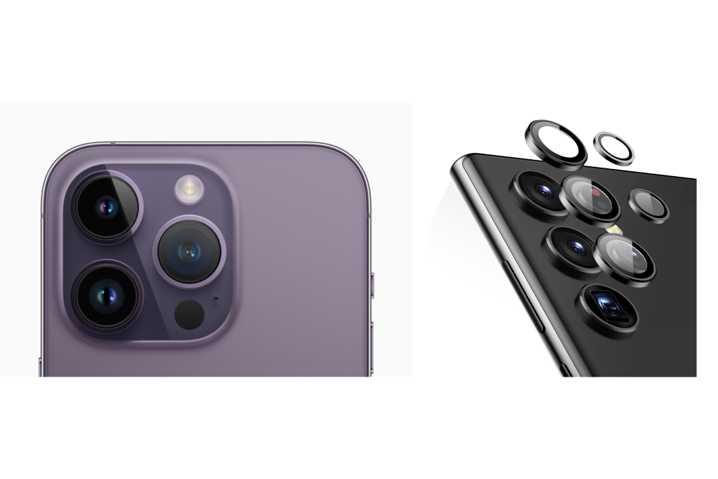 iPhone 14 Pro Max and Samsung S22 Ultra cameras