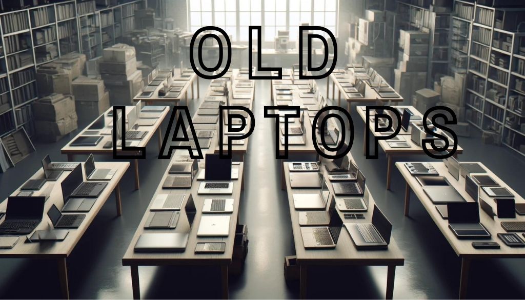 declutter old laptops