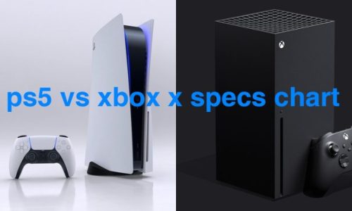ps5 vs xbox x specs chart
