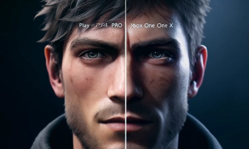 comparing the graphics between PlayStation 4 Pro and Xbox One X