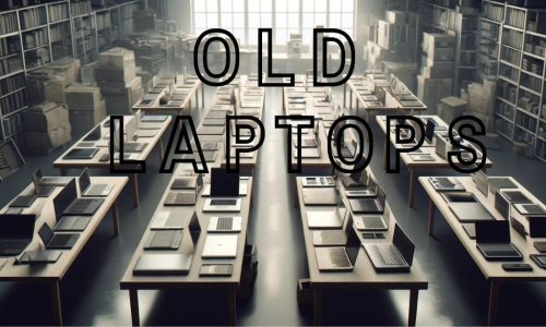 declutter old laptops