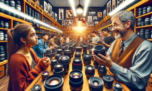 Sell used camera lenses